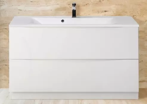 Тумба для комплекта BelBagno MARINO-1200-2C-PIA-BL-P bianco lucido