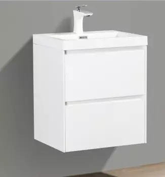 Тумба для комплекта BelBagno Pietra Mini-500-2C-SO-BL Bianco Lucido