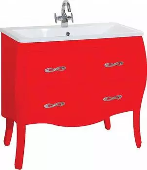 Тумба для комплекта Bellezza Грация 100 красная