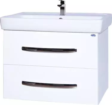 Тумба для комплекта Bellezza Рокко 80 подвесная белая 2 ящика