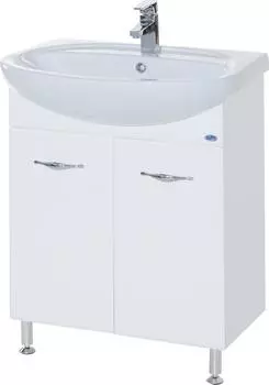 Тумба для комплекта Bellezza Стелла 65 прямая белая