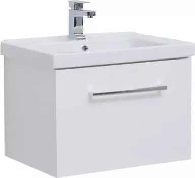 Тумба для комплекта Dreja Big Inn 80 подвесная, белый глянец