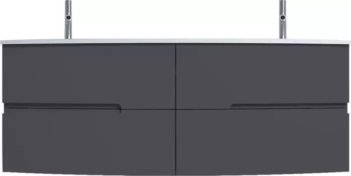 Тумба для комплекта Jacob Delafon Nona EB1891RU-442 глянцевый серый антрацит