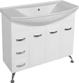 Тумба для комплекта Rush Fiji 105 белый глянец