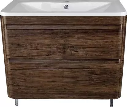 Тумба для комплекта Style Line Атлантика 90 Люкс Plus, напольная, старое дерево