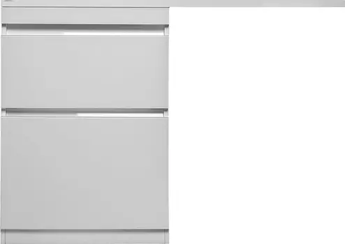 Тумба для комплекта Style Line Даймонд 120 Люкс Plus напольная белая