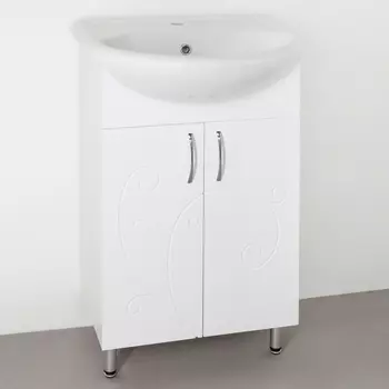 Тумба для комплекта Style Line Эко Фьюжн №9 55 белая