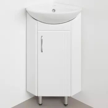 Тумба для комплекта Style Line Эко Стандарт Веер 30 угловая белая