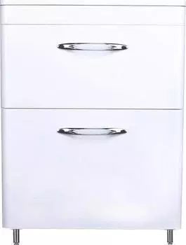 Тумба для комплекта Style Line Каре 60 напольная, Люкс Plus, белая