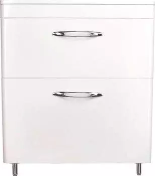 Тумба для комплекта Style Line Каре 70 напольная, Люкс Plus, белая