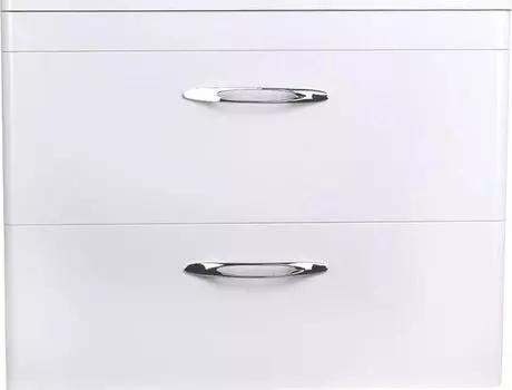 Тумба для комплекта Style Line Каре 80 подвесная, Люкс Plus, белая