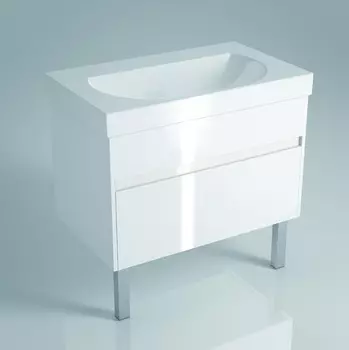 Тумба Kerama Marazzi Buongiorno под умывальник подвесная 80 см 2 ящика европейский белый