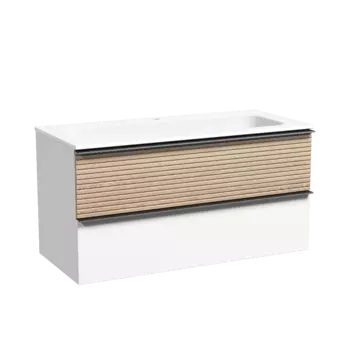 Тумба под раковину 100 см Sancos Delta DL100W, белый