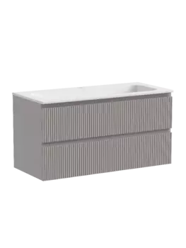 Тумба под раковину 100 см Sancos Snob T SNT100SM, серый