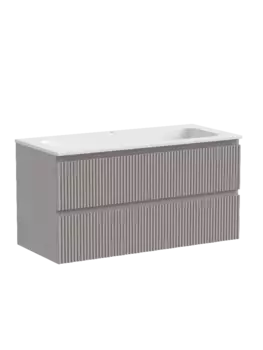 Тумба под раковину 100 см Sancos Snob R SNR100SM, серый