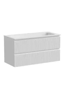 Тумба под раковину 100 см Sancos Snob R SNR100W, белый