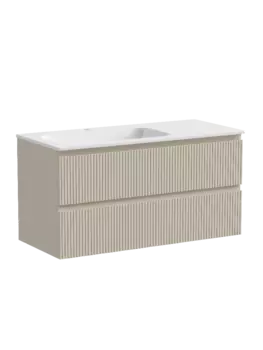 Тумба под раковину 100 см Sancos Snob T левая SNT100LCE, бежевый