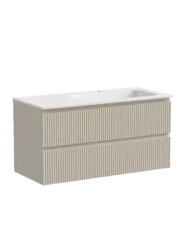 Тумба под раковину 100 см Sancos Snob R правая SNR100RCE, бежевый