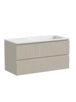 Тумба под раковину 100 см Sancos Snob T правая SNT100RCE, бежевый