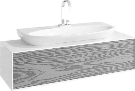 Тумба под раковину 120 см миллениум серый Aqwella Genesis GEN0112MG