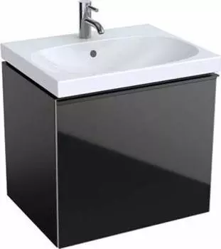 Тумба под раковину Geberit Acanto 60 500.609.16.1, черный