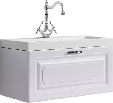 Тумба под раковину 76 см Aqwella Империя Emp.01.08/W белая