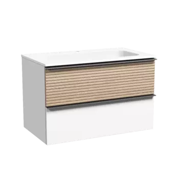 Тумба под раковину 80 см Sancos Delta DL80W, белый