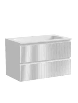 Тумба под раковину 80 см Sancos Snob R SNR80W, белый