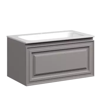 Тумба под раковину 80 см Sancos Very VR80SM, серый
