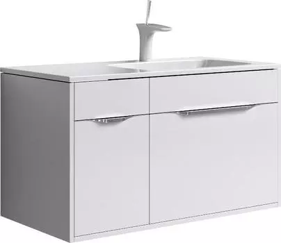 Тумба под раковину 914 см белая правая Aqwella Malaga Mal.01.09/R