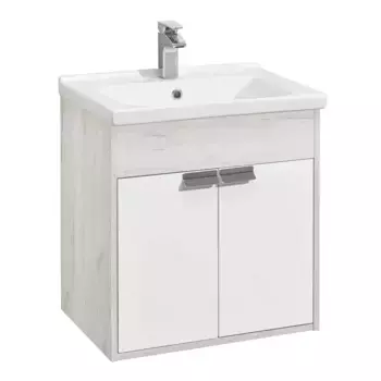 Тумба под раковину Акватон Флай 1A2373K0FAX10 белый, серый