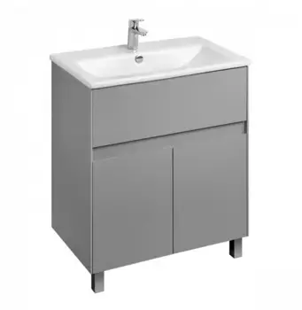 Тумба под раковину Акватон Форест 1A2783K0FR4D0 серый
