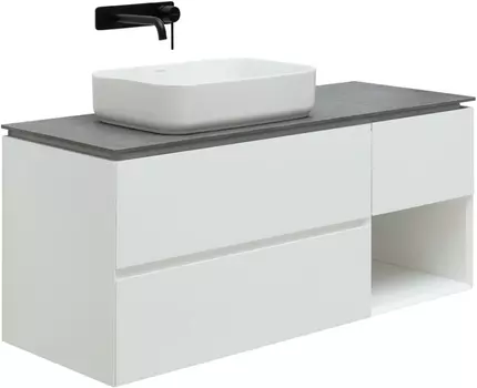 Тумба под раковину Allen Brau Infinity 120 1.21005.WM L белый матовый