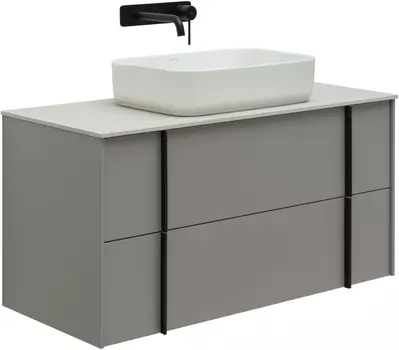 Тумба под раковину Allen Brau Reality 100 1.32007.PGM платина матовый