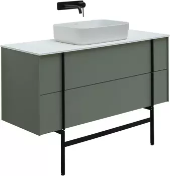 Тумба под раковину Allen Brau Reality 120 1.32008.CGM олива матовый