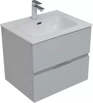 Тумба под раковину Aquanet Алвита New 60 00277512 серый