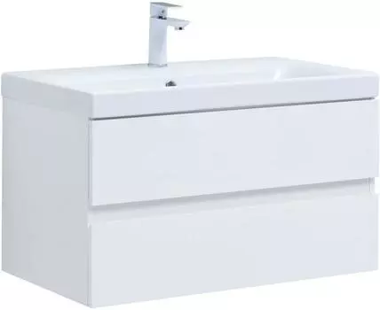 Тумба под раковину Aquanet Беркли 80 00302351 белый