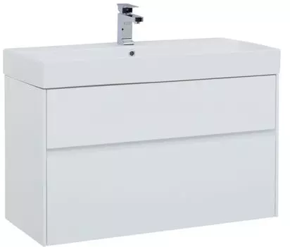 Тумба под раковину Aquanet Бруклин 100 00203961 белый