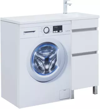 Тумба под раковину Aquanet Вега 40 00329122 белый