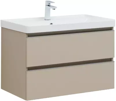 Тумба под раковину Aquanet Вега 80 00329585 бежевый