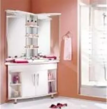 Тумба под раковину Aquaton Лас-Вегас 95 1A050901LA01L, белый