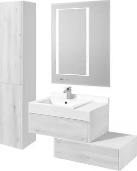 Тумба под раковину Aquaton Сакура 80 1A236401SKW80, белый