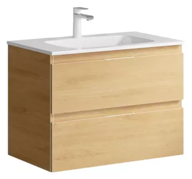 Тумба под раковину Aqwella Accent 75 ACC0175DZ, дуб золотой