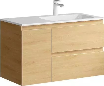 Тумба под раковину Aqwella Accent 90 R ACC0109RDZ, дуб золотой