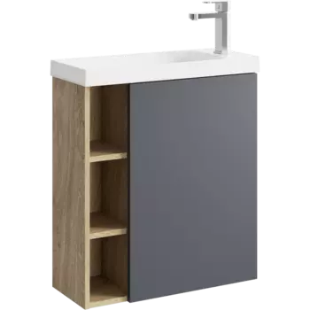 Тумба под раковину Aqwella Alba 60 ALB0106RDD, дуб давос