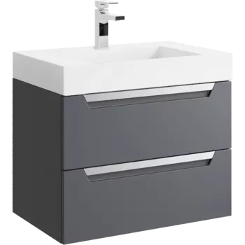Тумба под раковину Aqwella Cube 70 CUB0107GR, серый