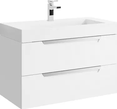 Тумба под раковину Aqwella Cube 90 CUB0109W, белый