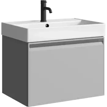 Тумба под раковину Aqwella Pure PUR0165ST серый