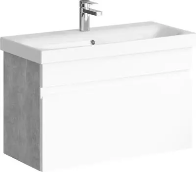 Тумба под раковину Aqwella Smart 80 SRT0108BS Бетон светлый