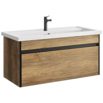 Тумба под раковину Aqwella Urban 100 URB0110DB, дуб балтийский
